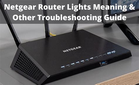 netgear router lights meaning